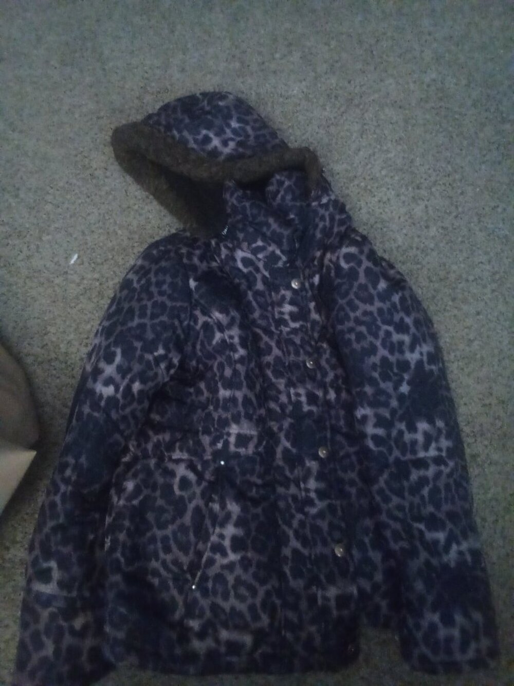 Leopard Print Winter Jacket